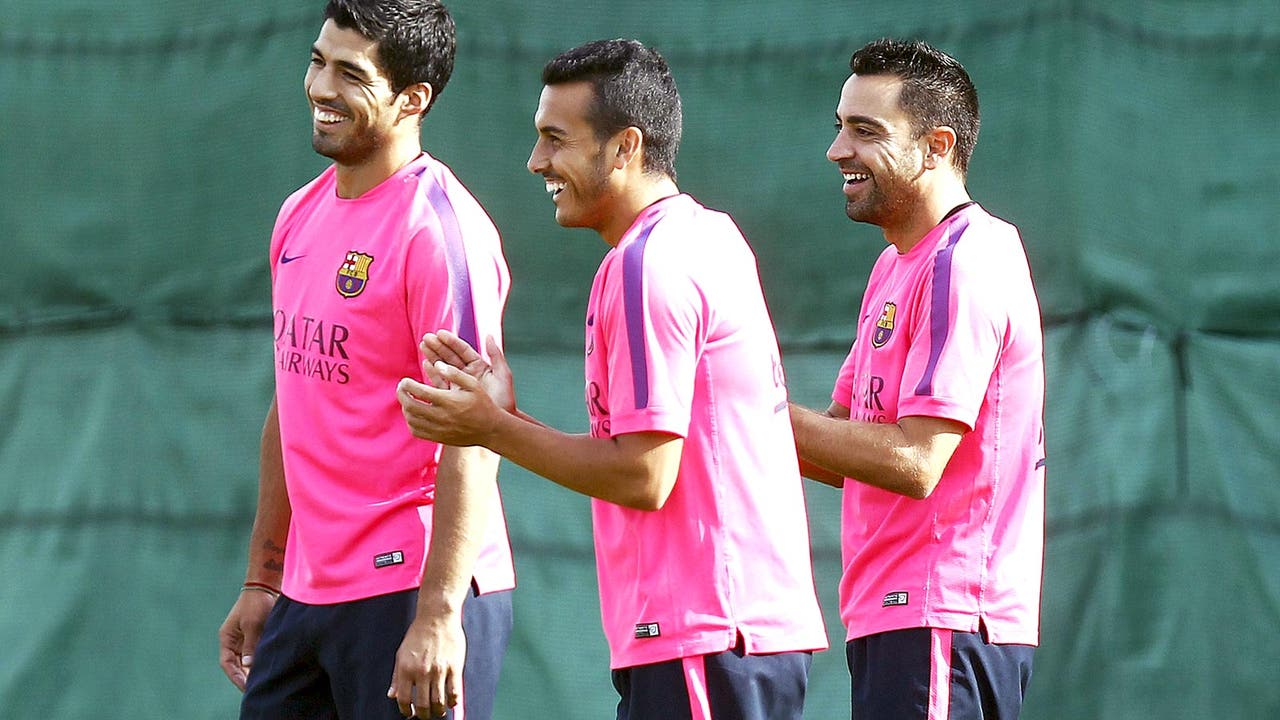 Suarez relieved to be training with Barcelona teammates